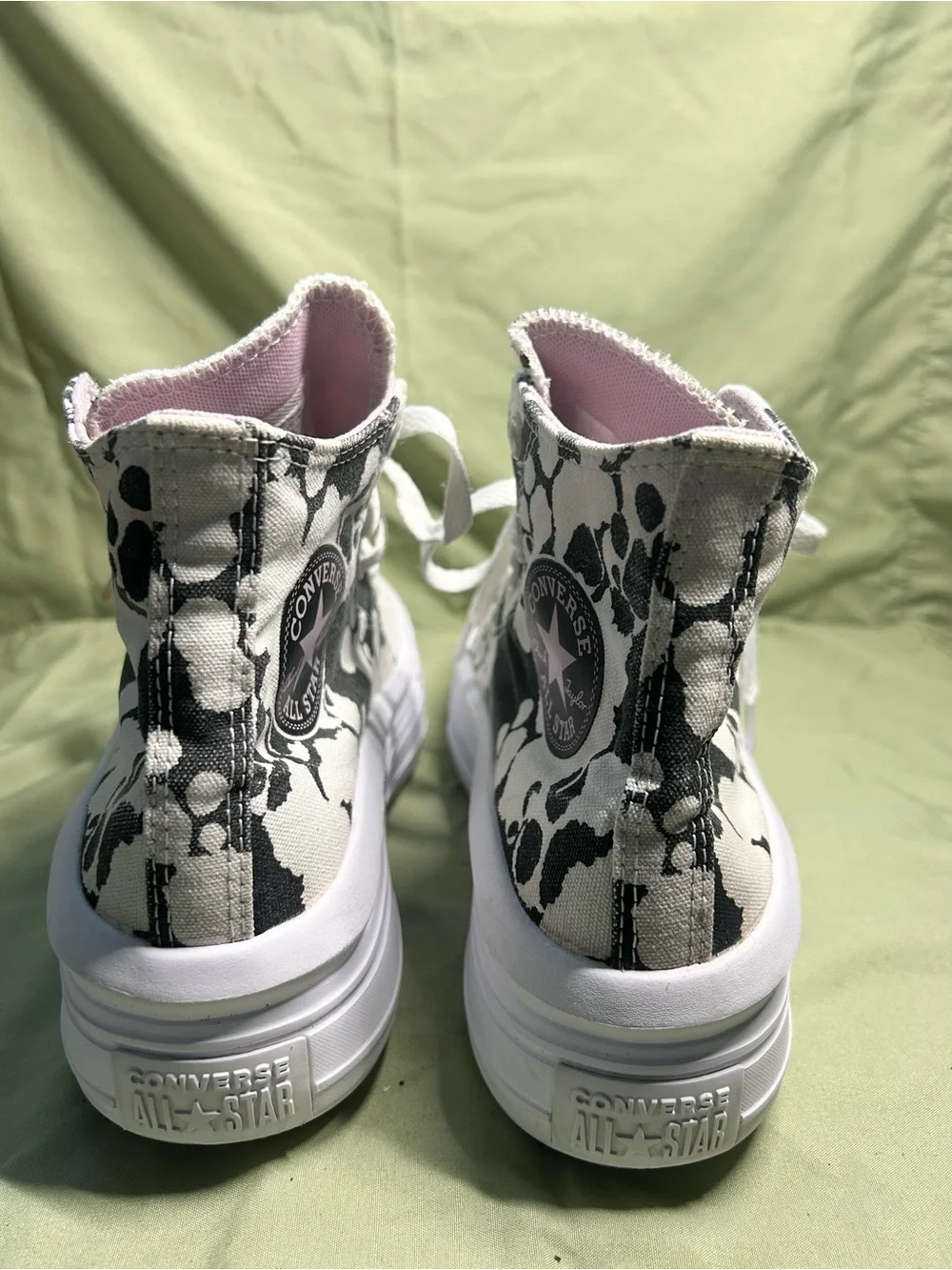 Converse Chuck Taylor All Star Move Platform High top Inked Shoes Size 8